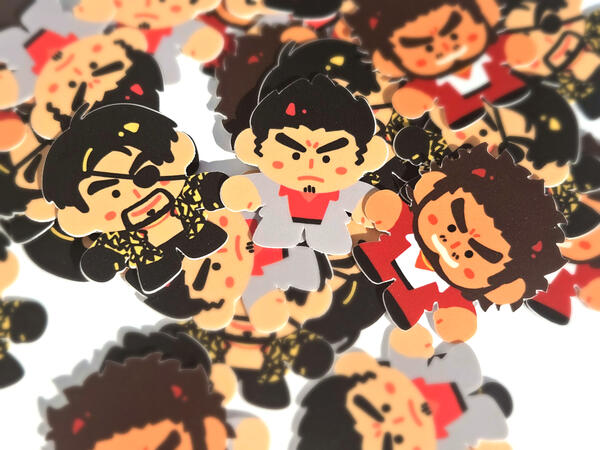 Ichiban, Kiryu and Majima from the Yakuza series