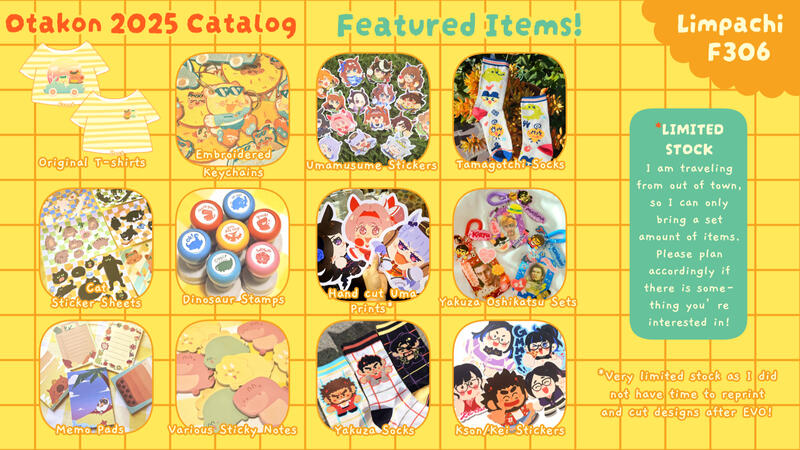 Otakon 2025 catalog page 1